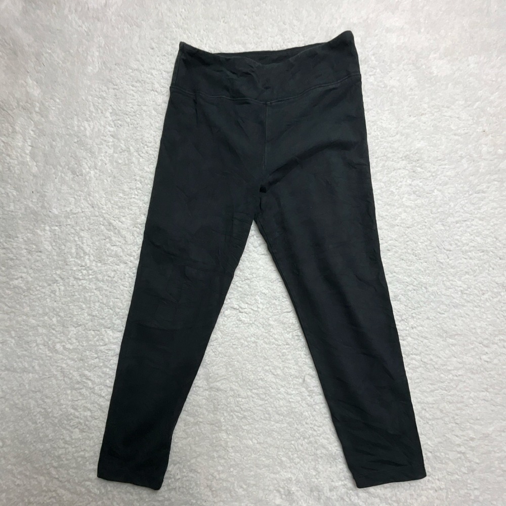 J.CREW Black Ankle Leggings Women's M Regular Waist 27" Inseam 14" Waist Solid